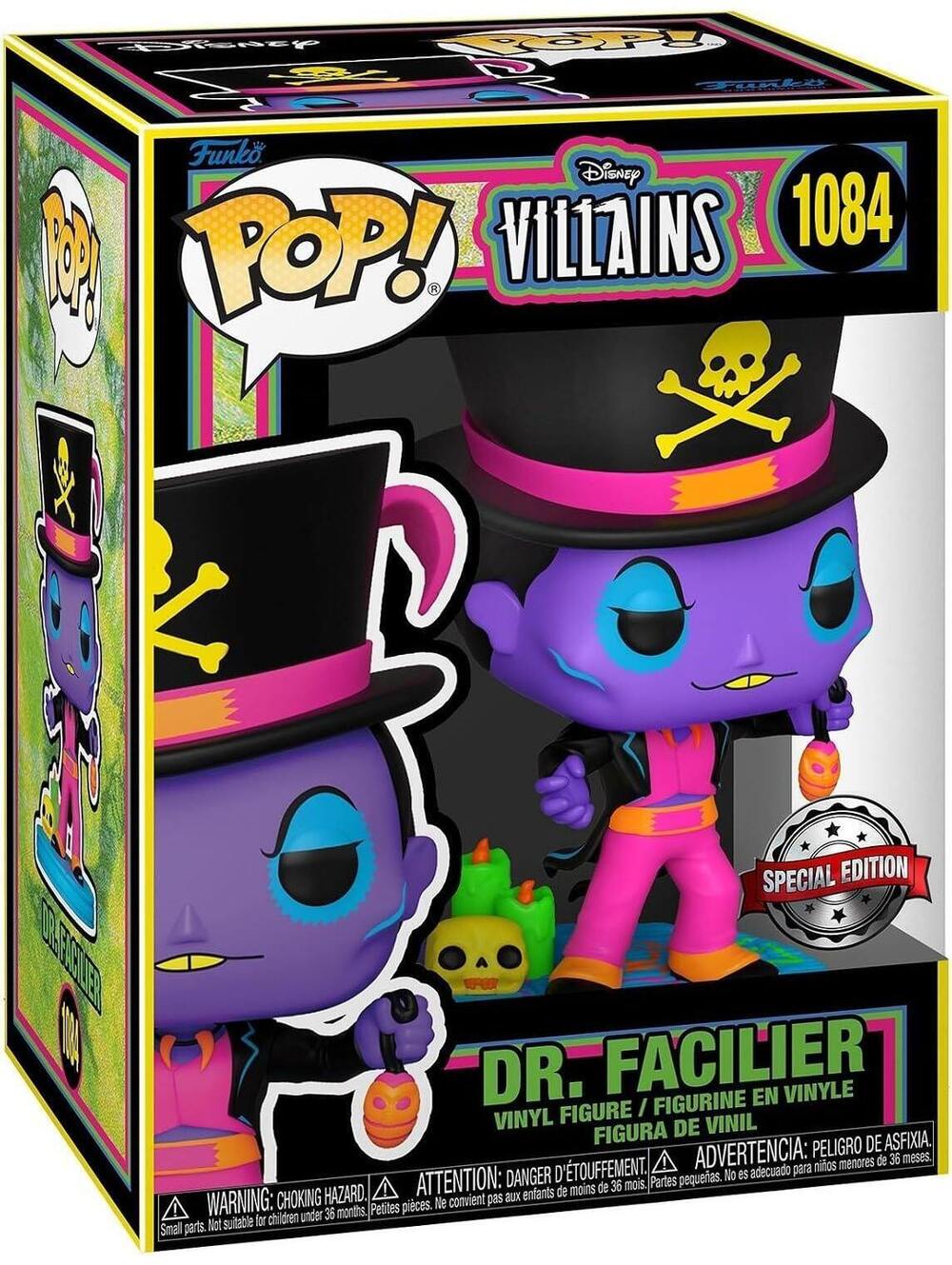 Funko Pop! Disney Villains Dr. Facilier Vinyl Figure #1084 Blacklight